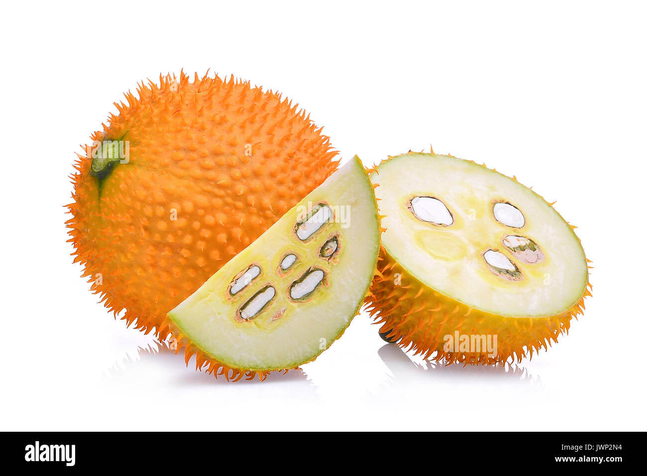 Baby Jackfruit,Gac fruit with slice isolated on white background Stock Photo Alamy