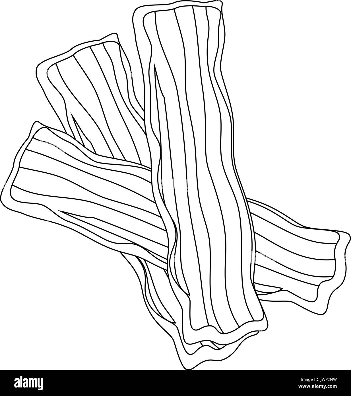 Bacon Clipart Black And White