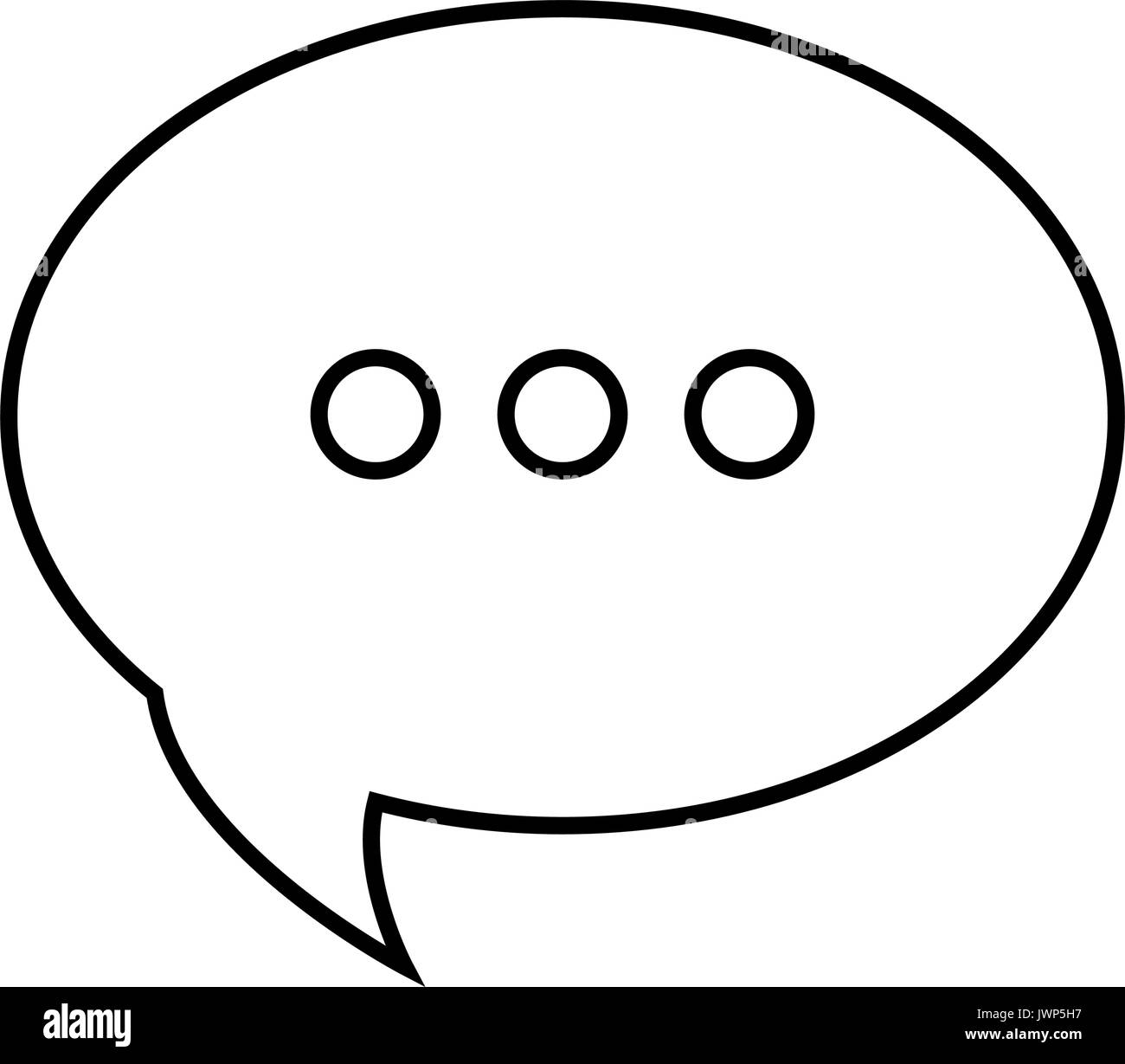 speech bubble icon over white background vector illustration Stock ...