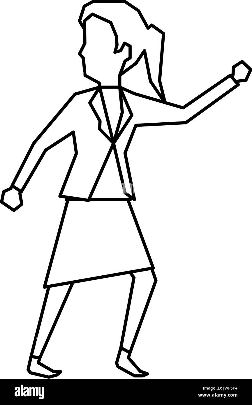 businesswoman icon over white background vector illustration Stock ...