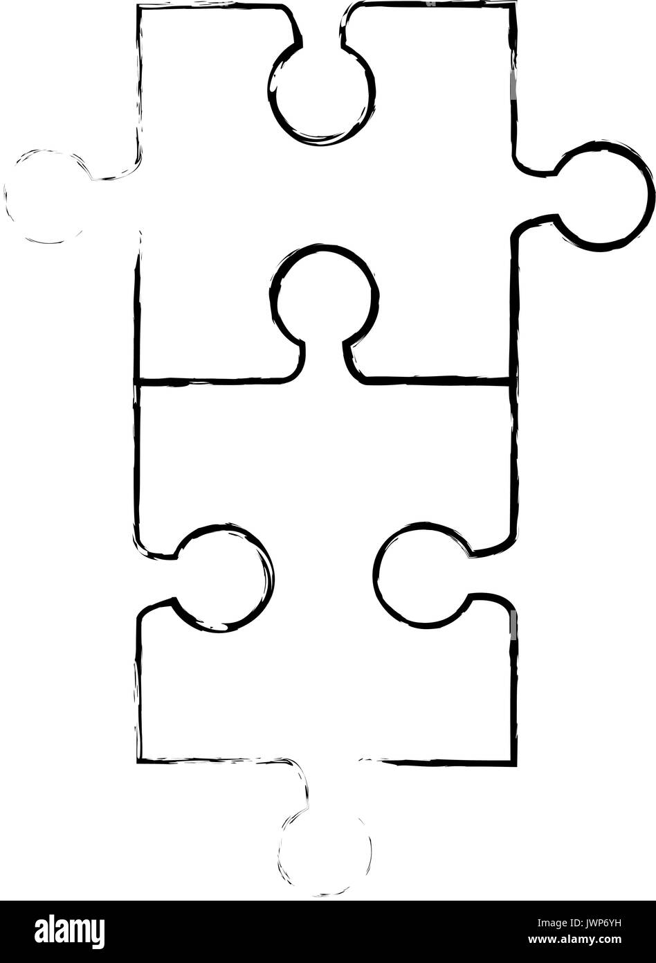 jigsaw puzzles icon over white background vector illustration Stock ...