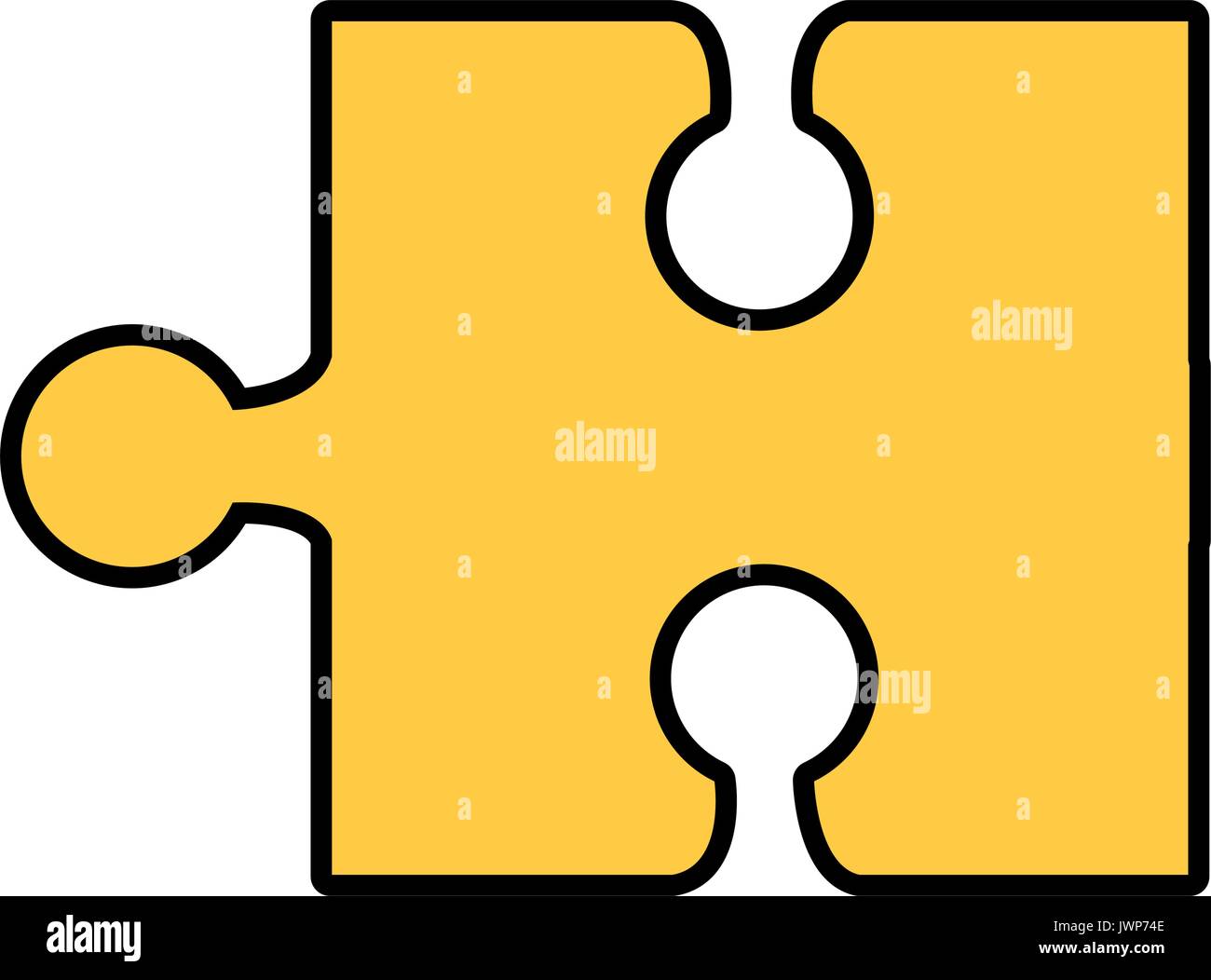jigsaw puzzle icon over white background vector illustration Stock ...