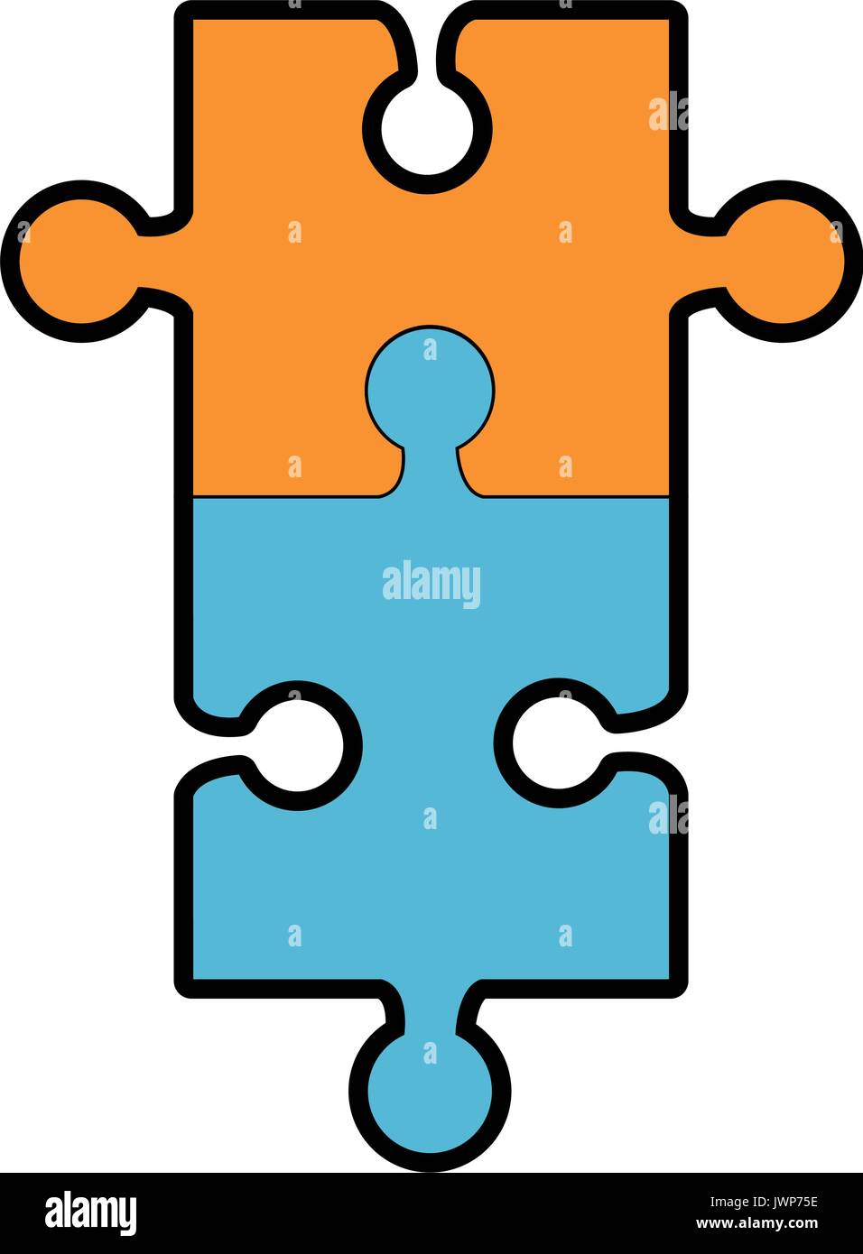 jigsaw puzzles icon over white background vector illustration Stock ...