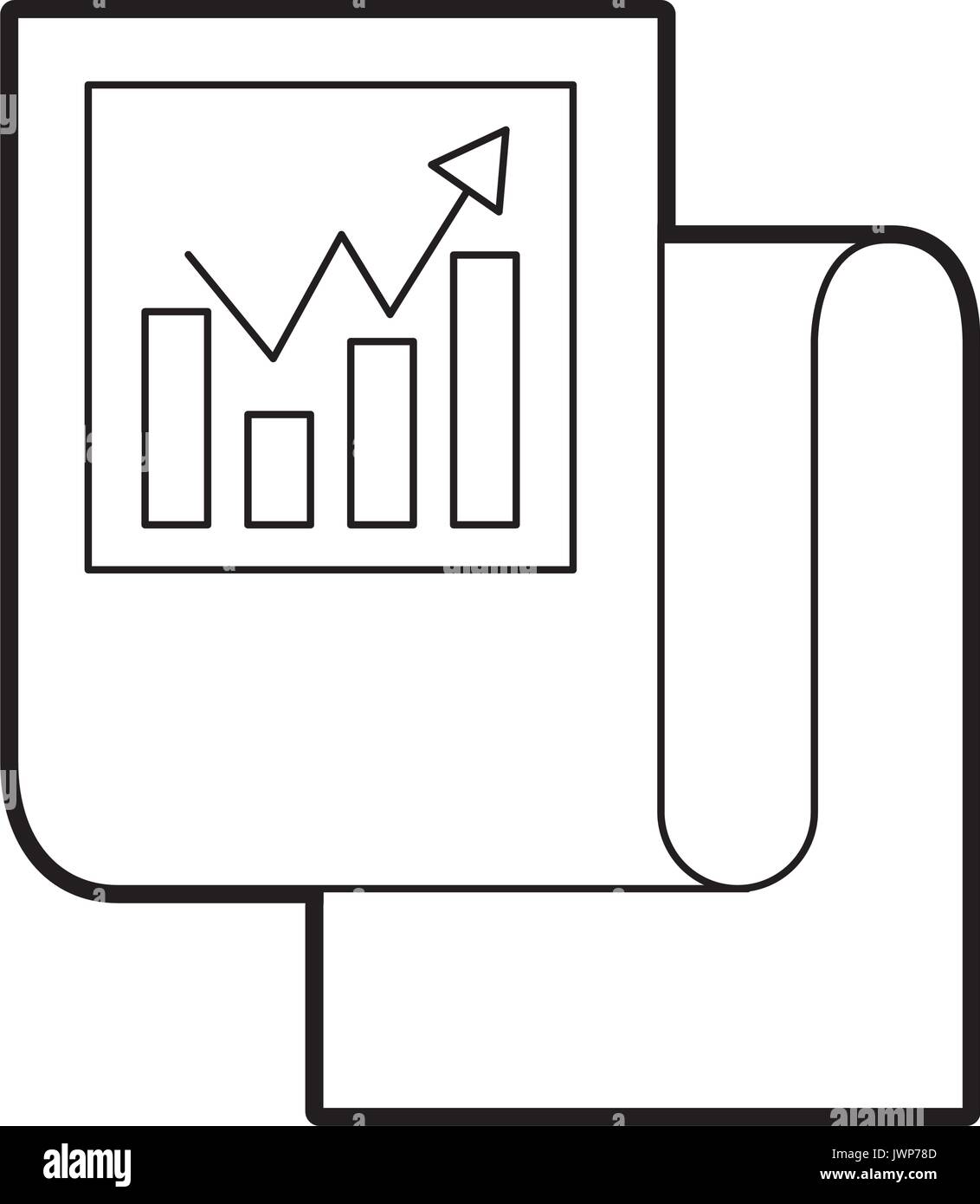 Statistical report isolated icon Stock Vector Image & Art - Alamy