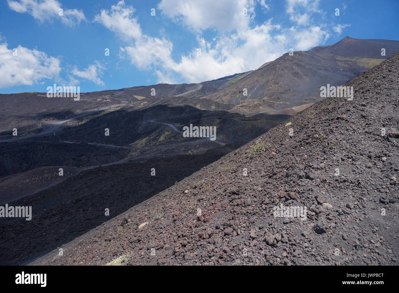 Mount Etna, Active Volcano in Sicily, Italy Stock Photo - Alamy