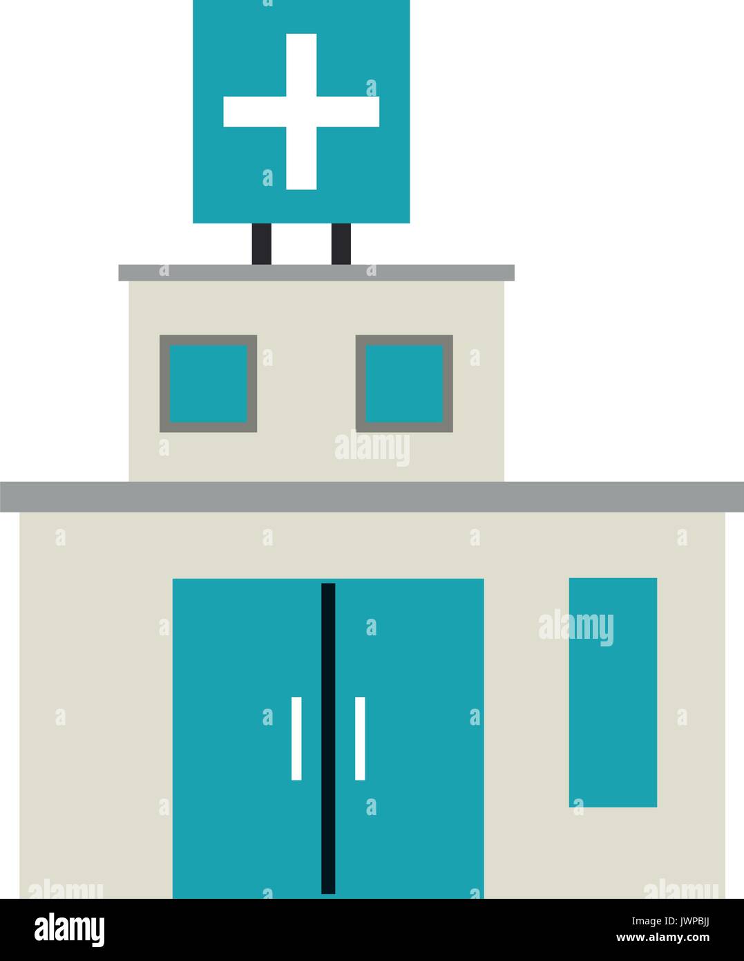 hospital building icon image Stock Vector Image & Art - Alamy