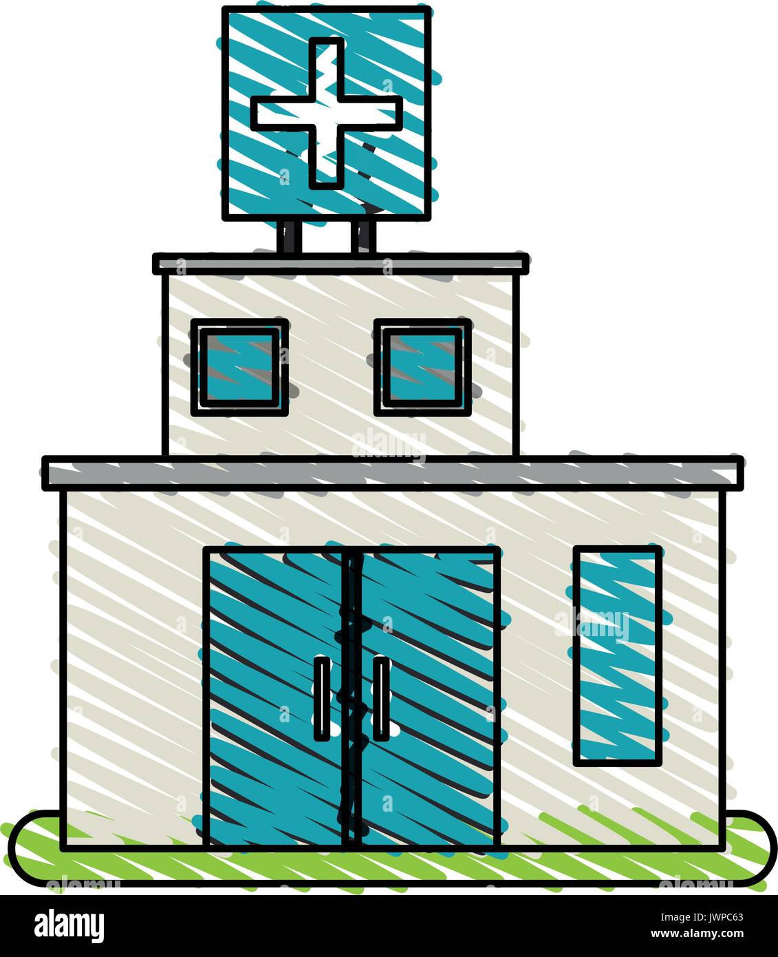 hospital building icon image Stock Vector Image & Art - Alamy