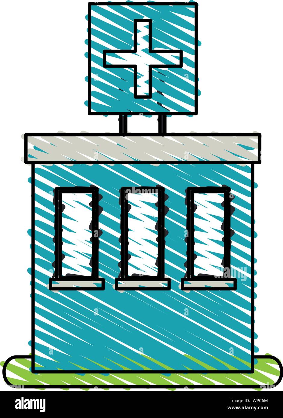 hospital building icon image Stock Vector Image & Art - Alamy