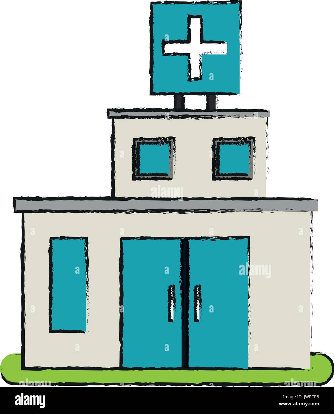 hospital building icon image Stock Vector Image & Art - Alamy