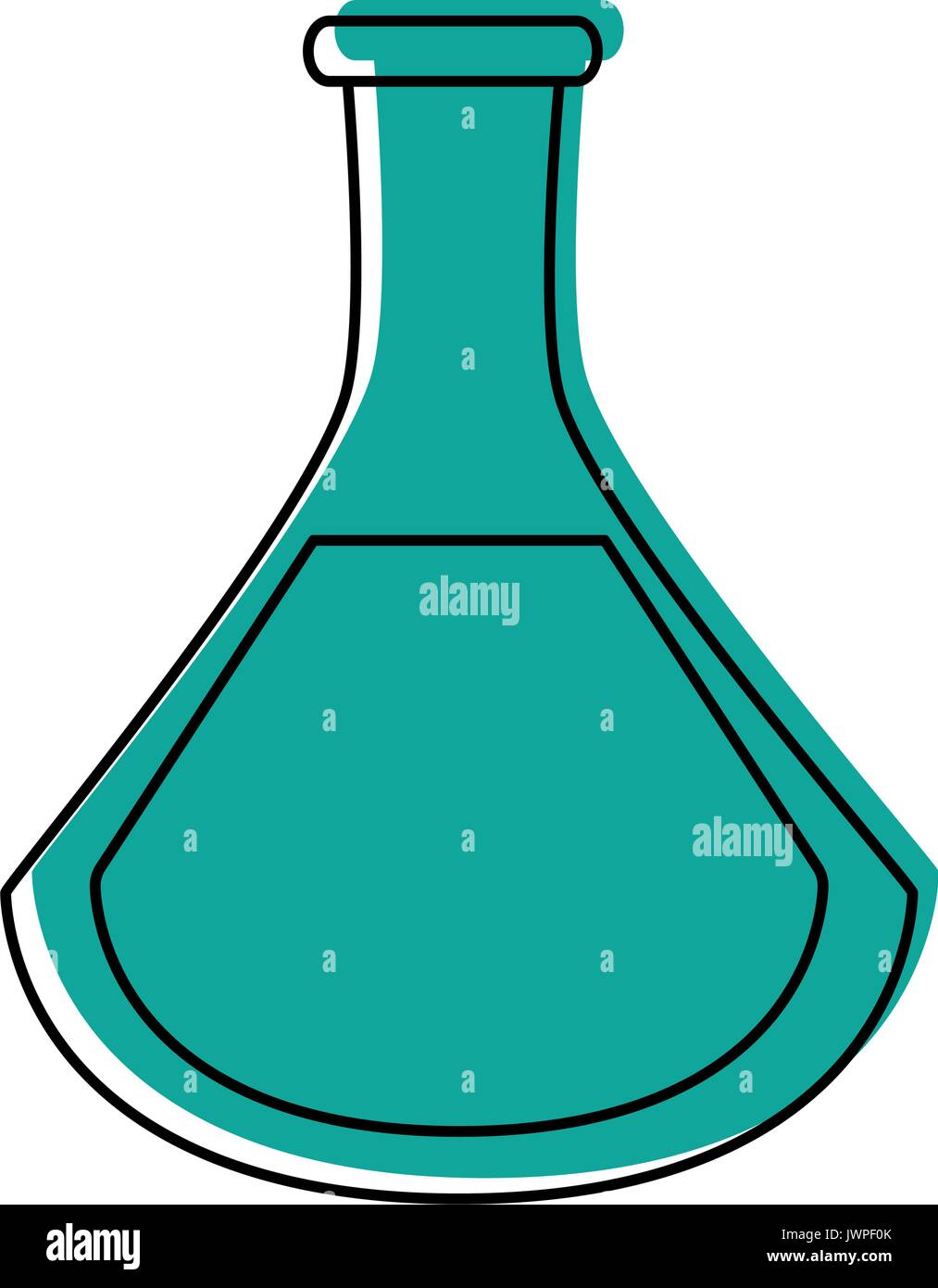 test tube or flask icon image Stock Vector Image & Art - Alamy