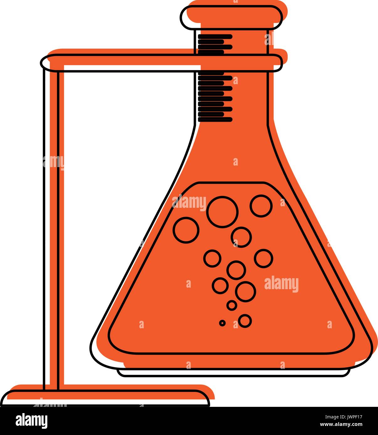 test tube or flask icon image Stock Vector Image & Art - Alamy