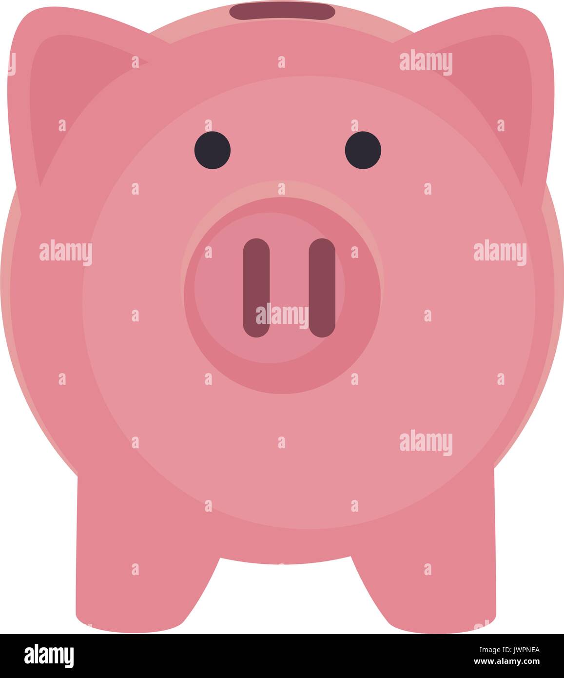 piggy bank icon over white background vector illustration Stock Vector ...