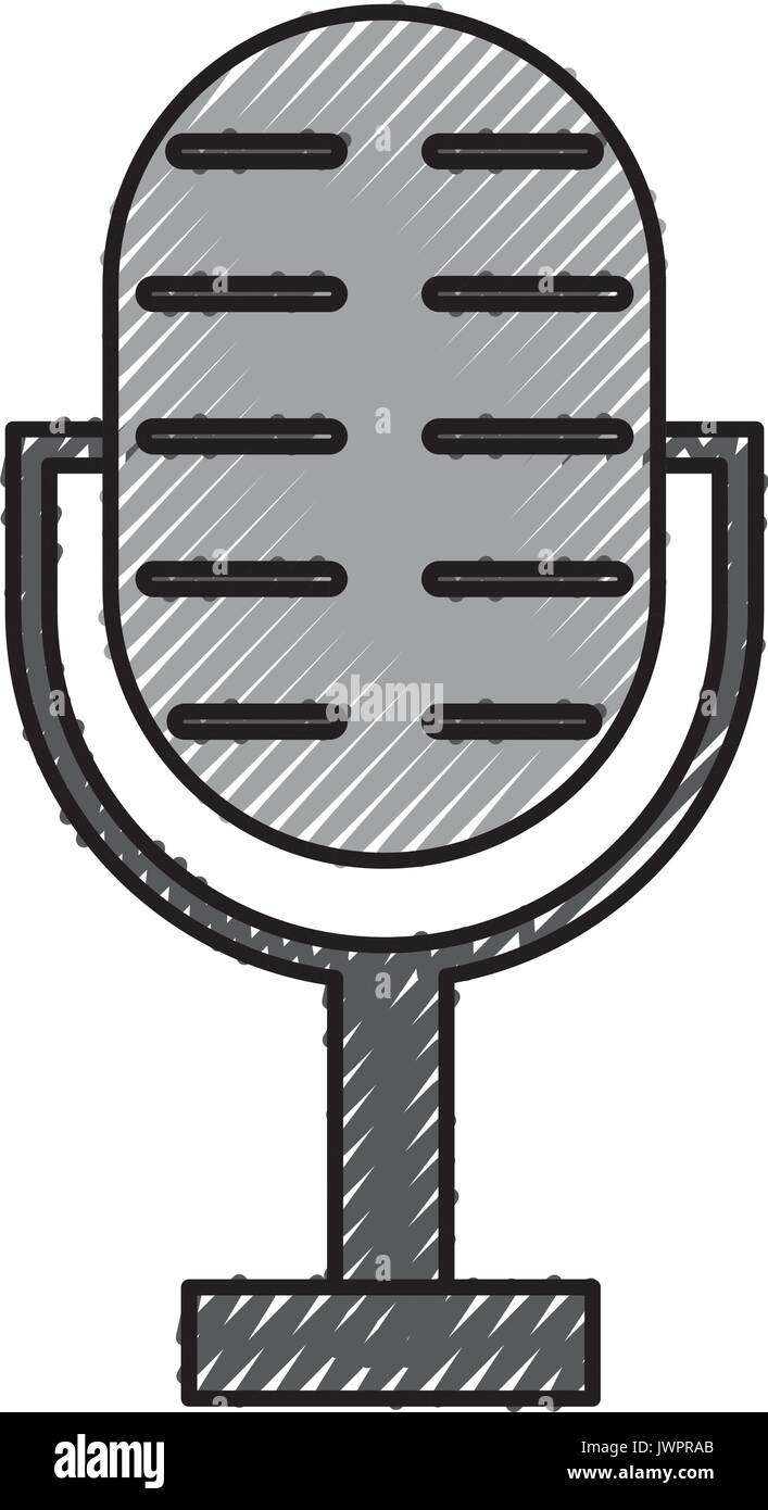 microphone audio isolated icon Stock Vector Image & Art - Alamy