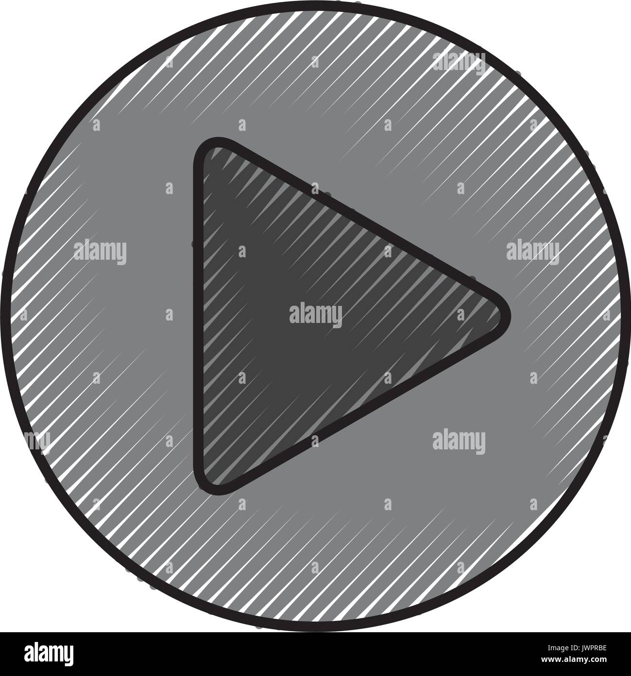 play button isolated icon Stock Vector Image & Art - Alamy