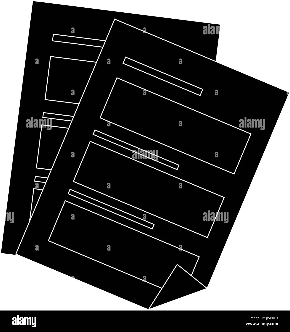 Documents sheets isolated icon vector illustration graphic design Stock ...