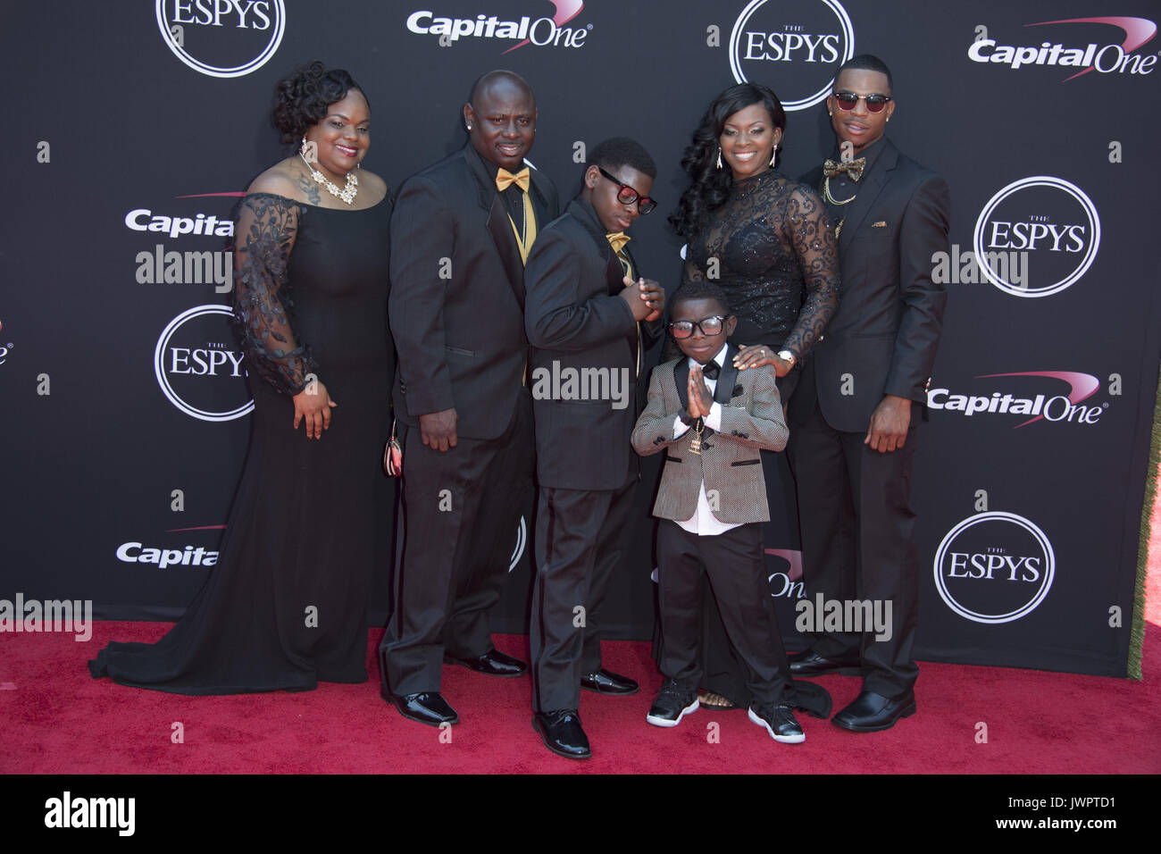 The 2017 ESPY Awards at Microsoft Theater Arrivals Featuring Jarrius