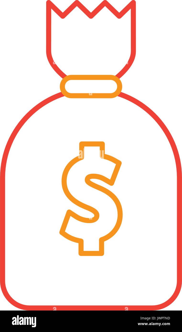 money bag isolated icon Stock Vector Image & Art - Alamy