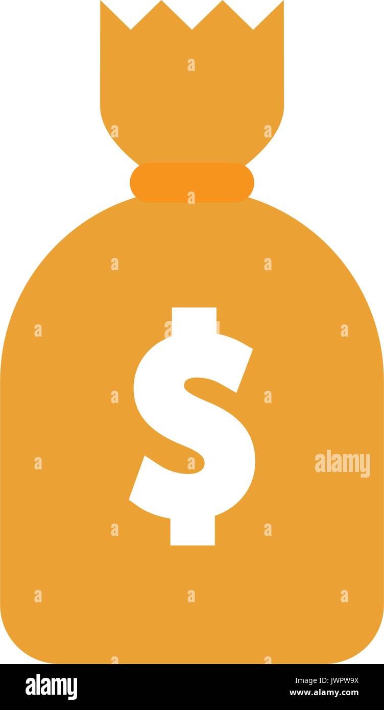 money bag isolated icon Stock Vector Image & Art - Alamy