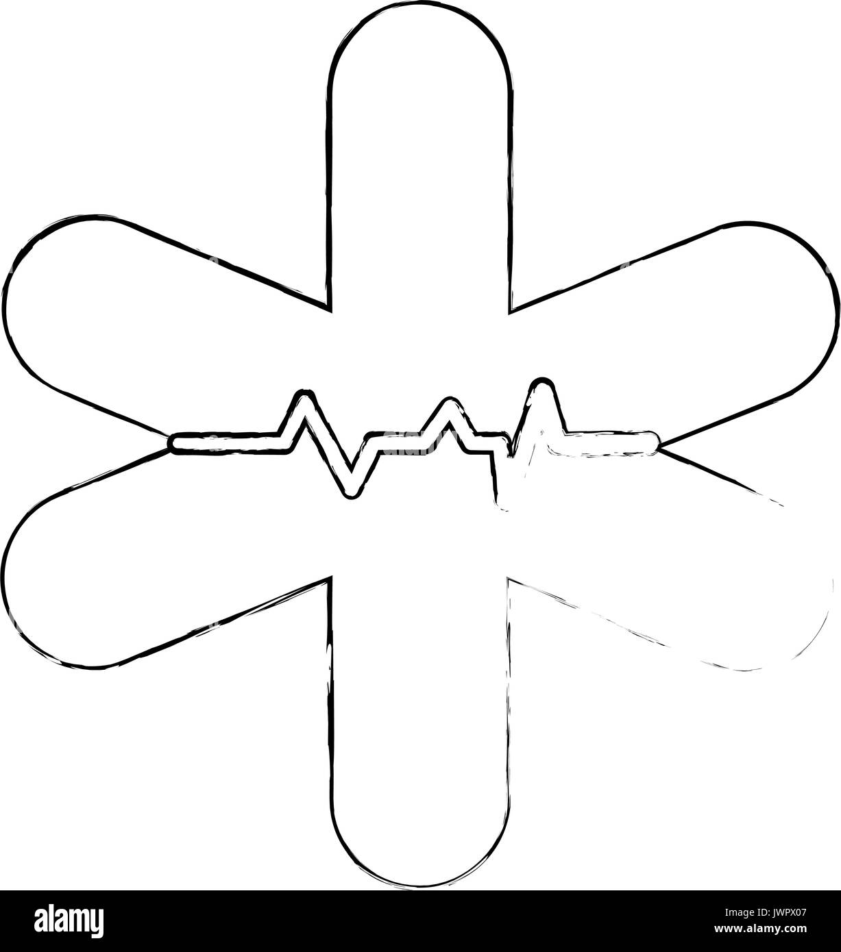Medical symbol isolated icon vector illustration graphic design Stock ...