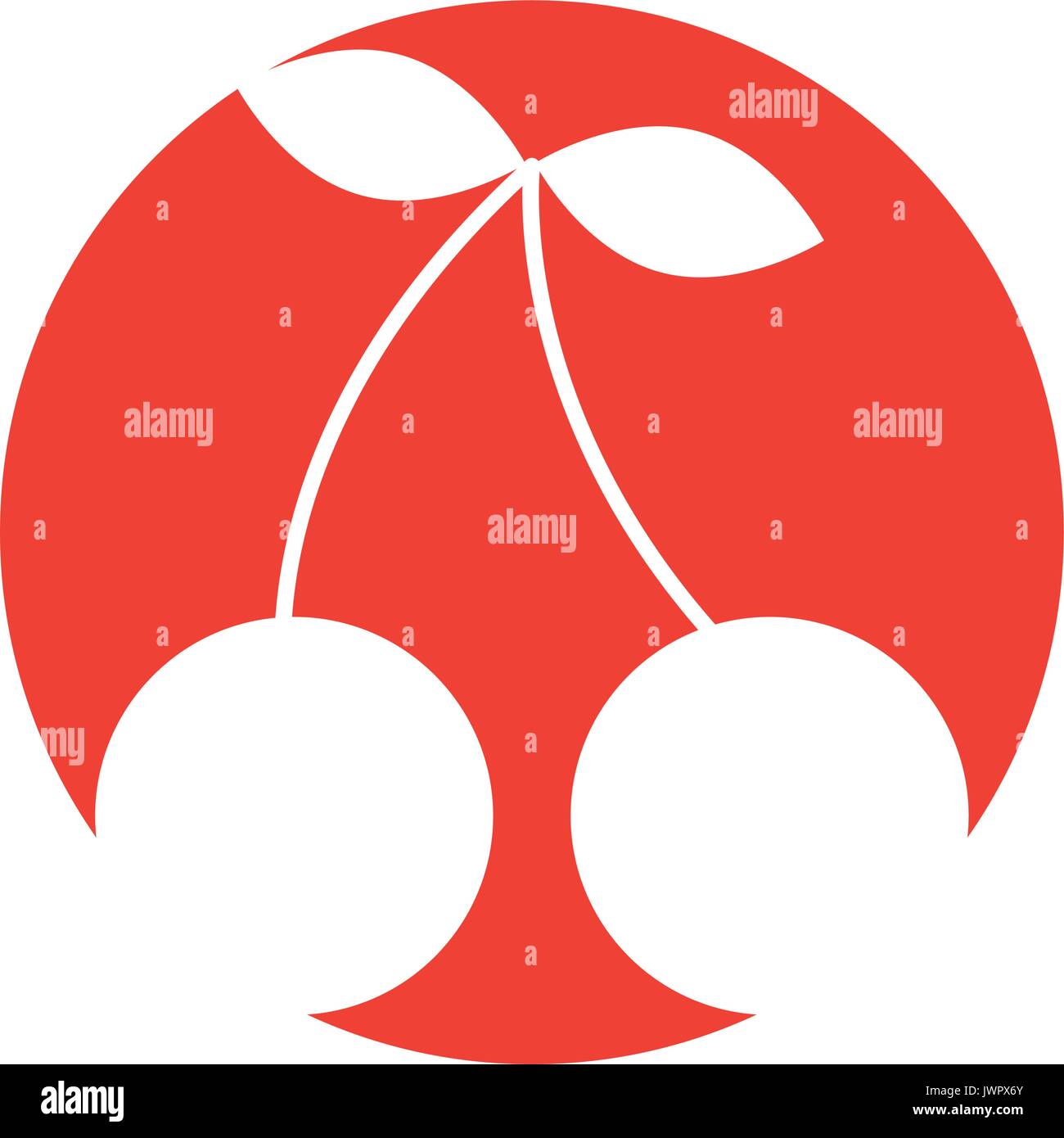 cherry fruit isolated icon Stock Vector Image & Art - Alamy