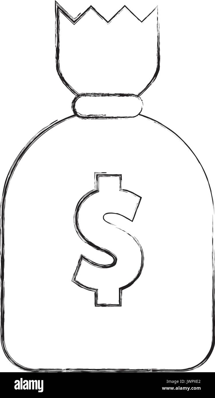 money bag isolated icon Stock Vector Image & Art - Alamy
