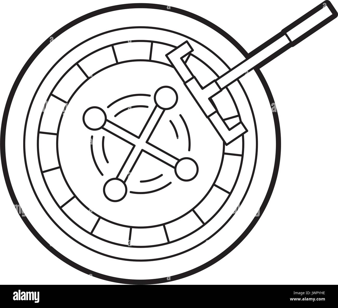 Wheel Of Fortune Black and White Stock Photos &amp; Images - Alamy