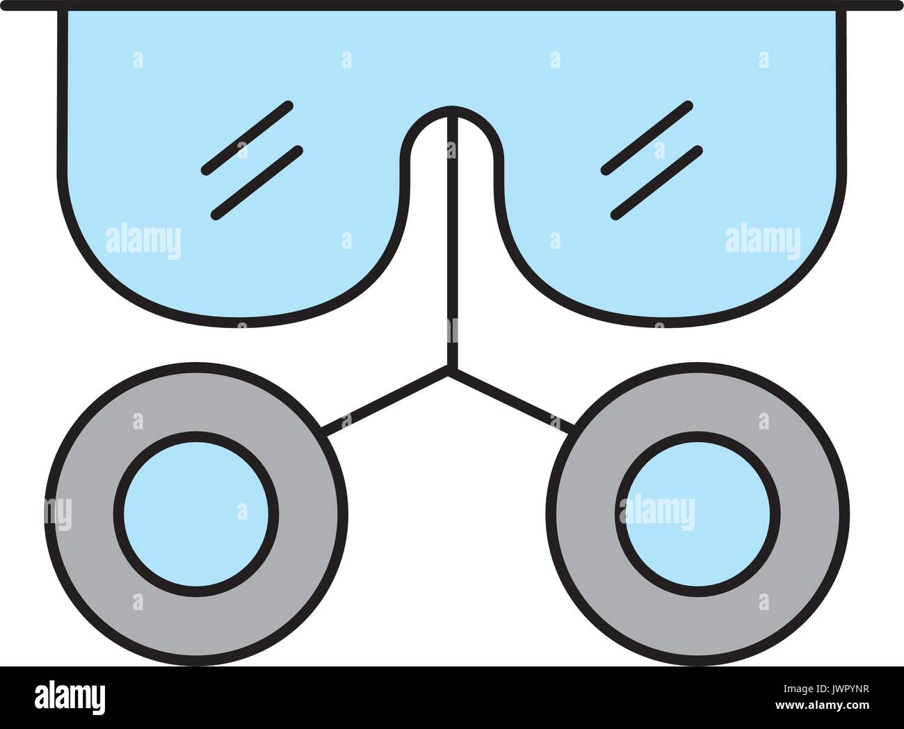 laboratory glasses isolated icon Stock Vector Image & Art - Alamy