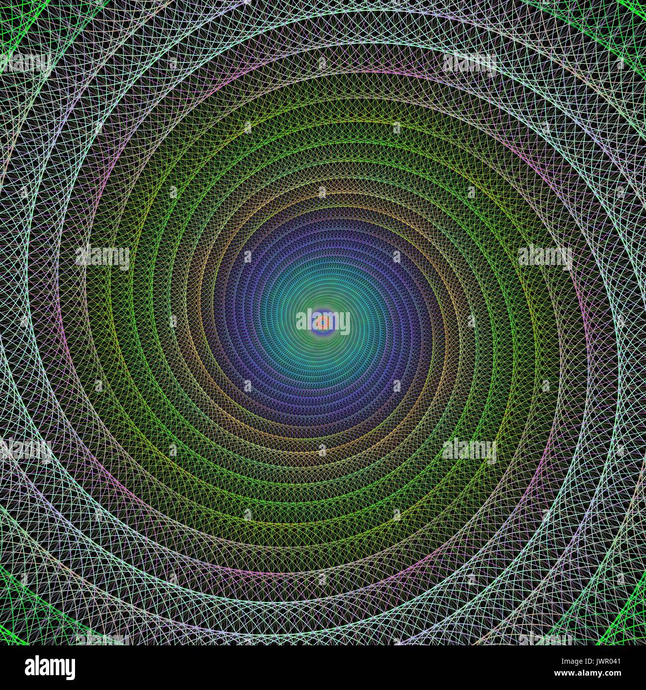 Woven spiral fractal design background Stock Vector Image & Art - Alamy