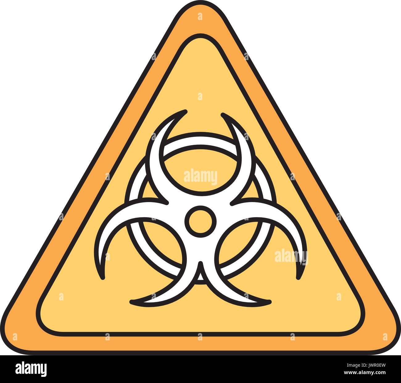 atomic caution signal icon Stock Vector Image & Art - Alamy
