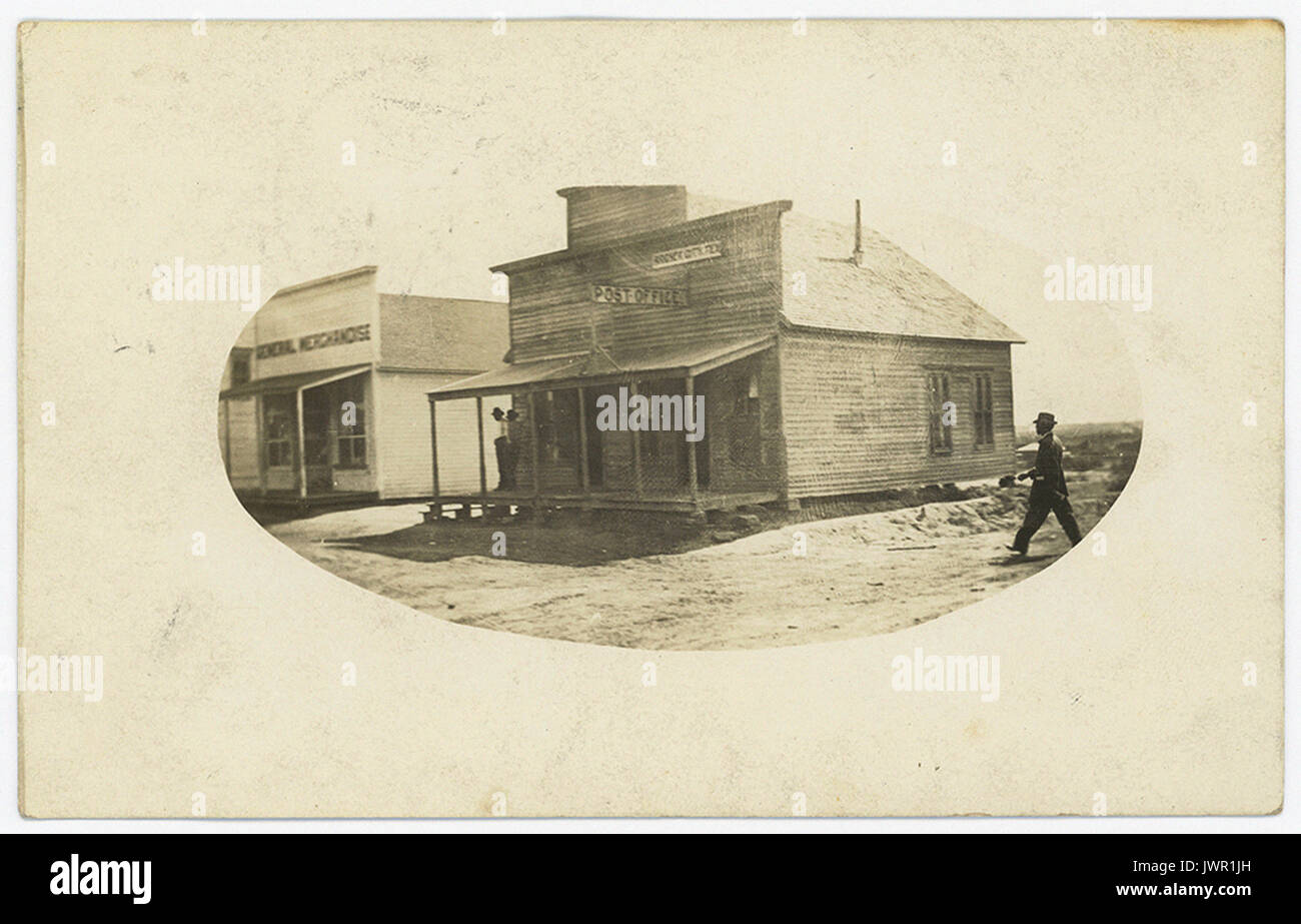 Archer City Post Office Stock Photo Alamy