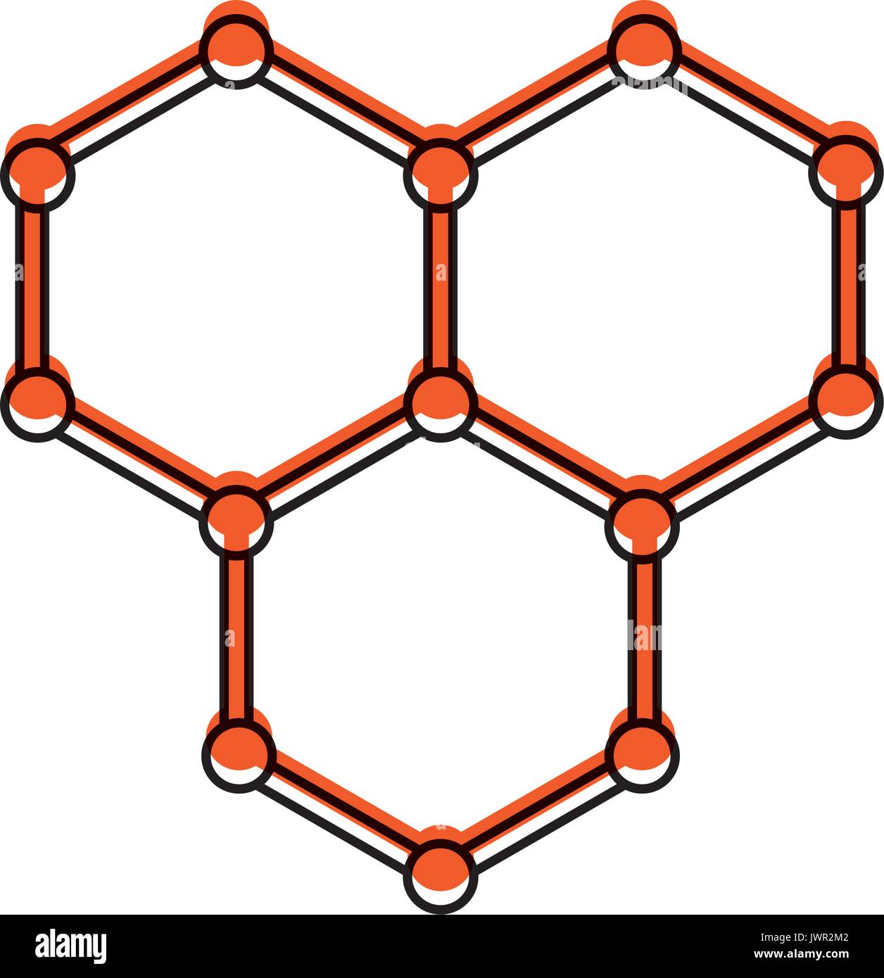 structure molecular isolated icon Stock Vector Image & Art - Alamy