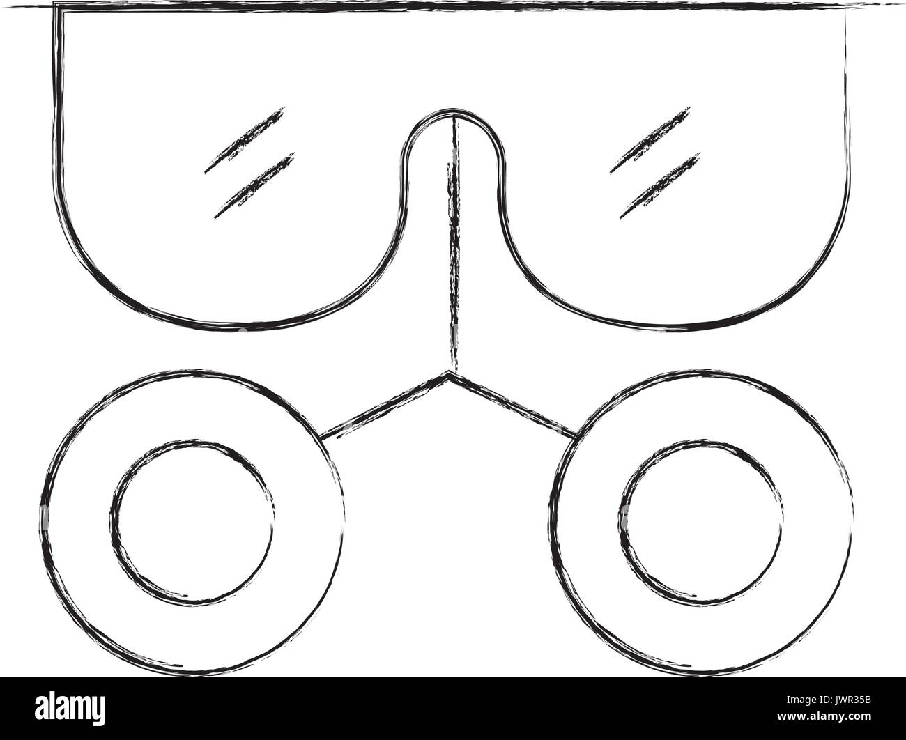 laboratory glasses isolated icon Stock Vector Image & Art - Alamy