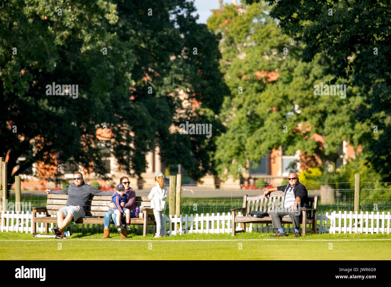 A summer evening of cricket at Toft Cricket Club at Booths Park