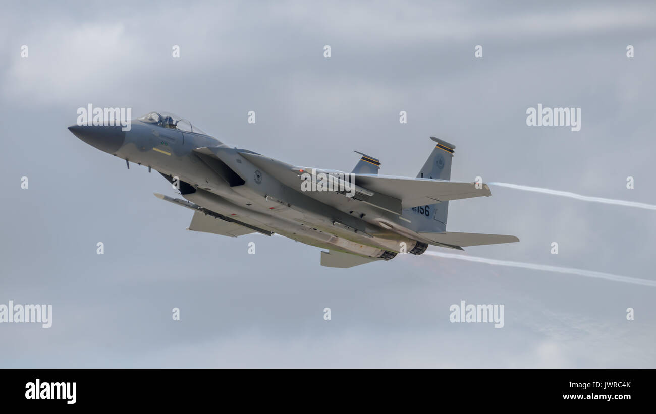 F-15 Eagle fighter Jet Stock Photo