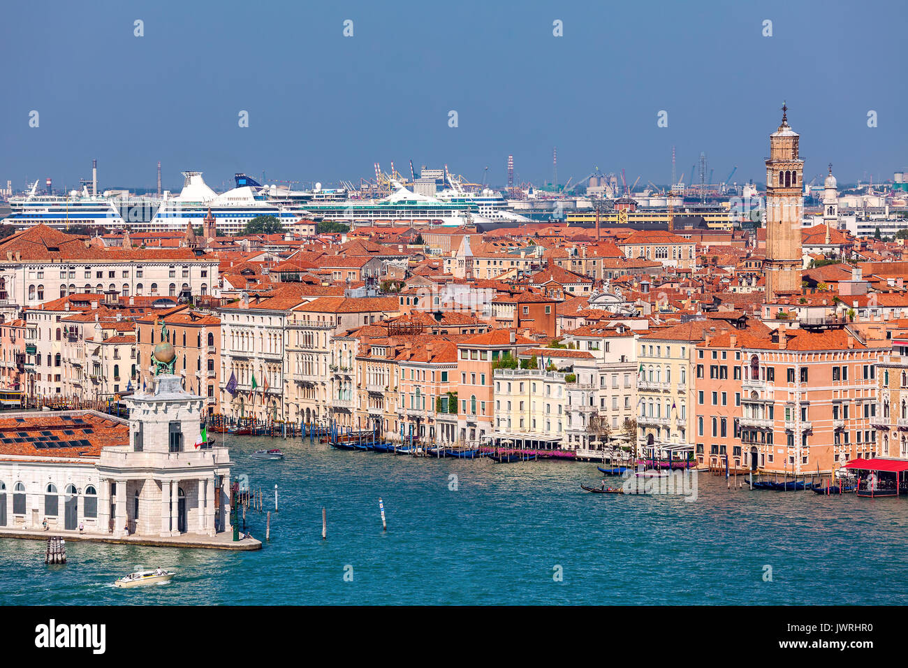 Venice canal grand aerial hi-res stock photography and images - Alamy