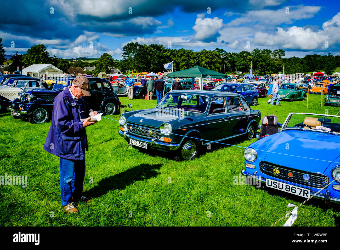 Classic cars biggar vintage rally hires stock photography and images
