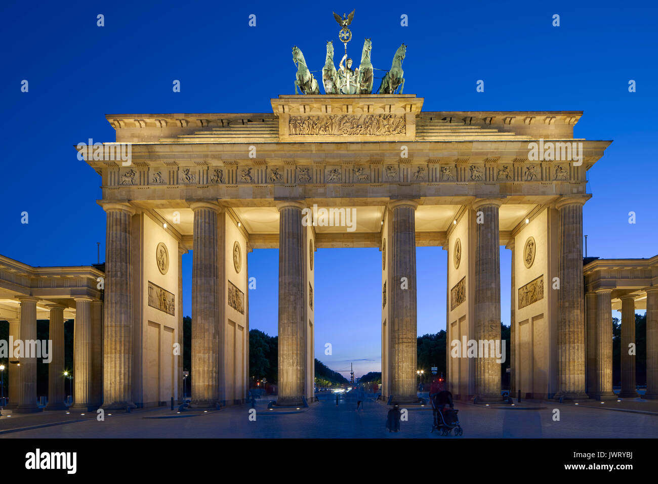 Brandenberg Gate, Berlin Germany. Stock Photo