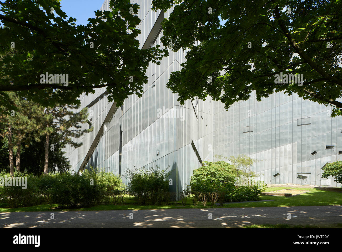 Jewish Museum, Berlin Germany. Architect: Daniel Libeskind. Stock Photo
