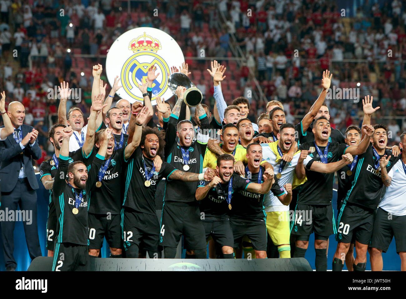 Skopje, FYROM August 8,2017 Real Madrid