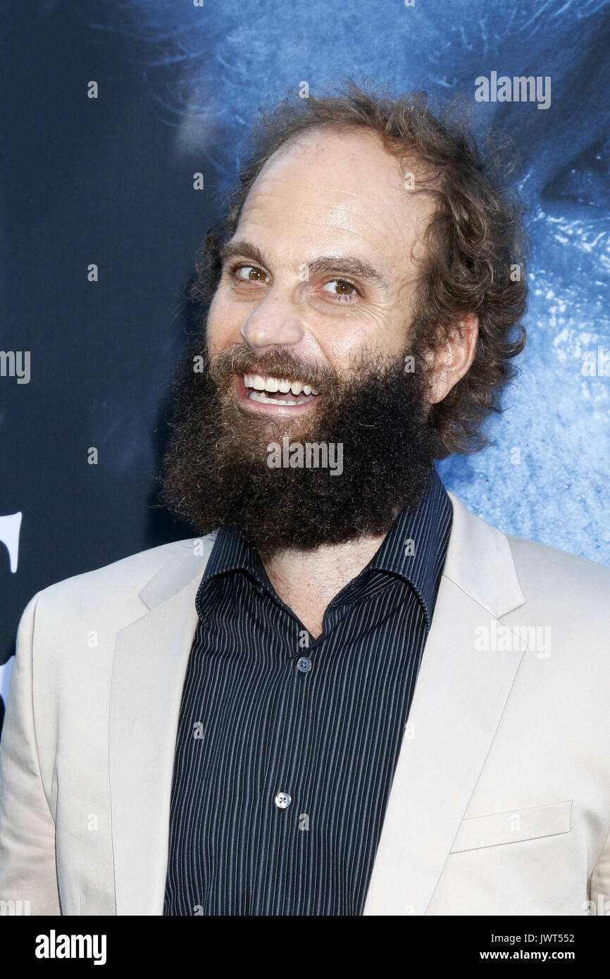 Premiere of 'Game of Thrones' season 7 at Walt Disney Concert Hall - Arrivals  Featuring: Ben Sinclair Where: Los Angeles, California, United States When: 12 Jul 2017 Credit: Nicky Nelson/WENN.com Stock Photo
