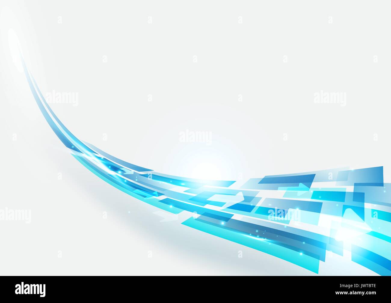 Abstract blue and white rectangles line motion background vector design ...