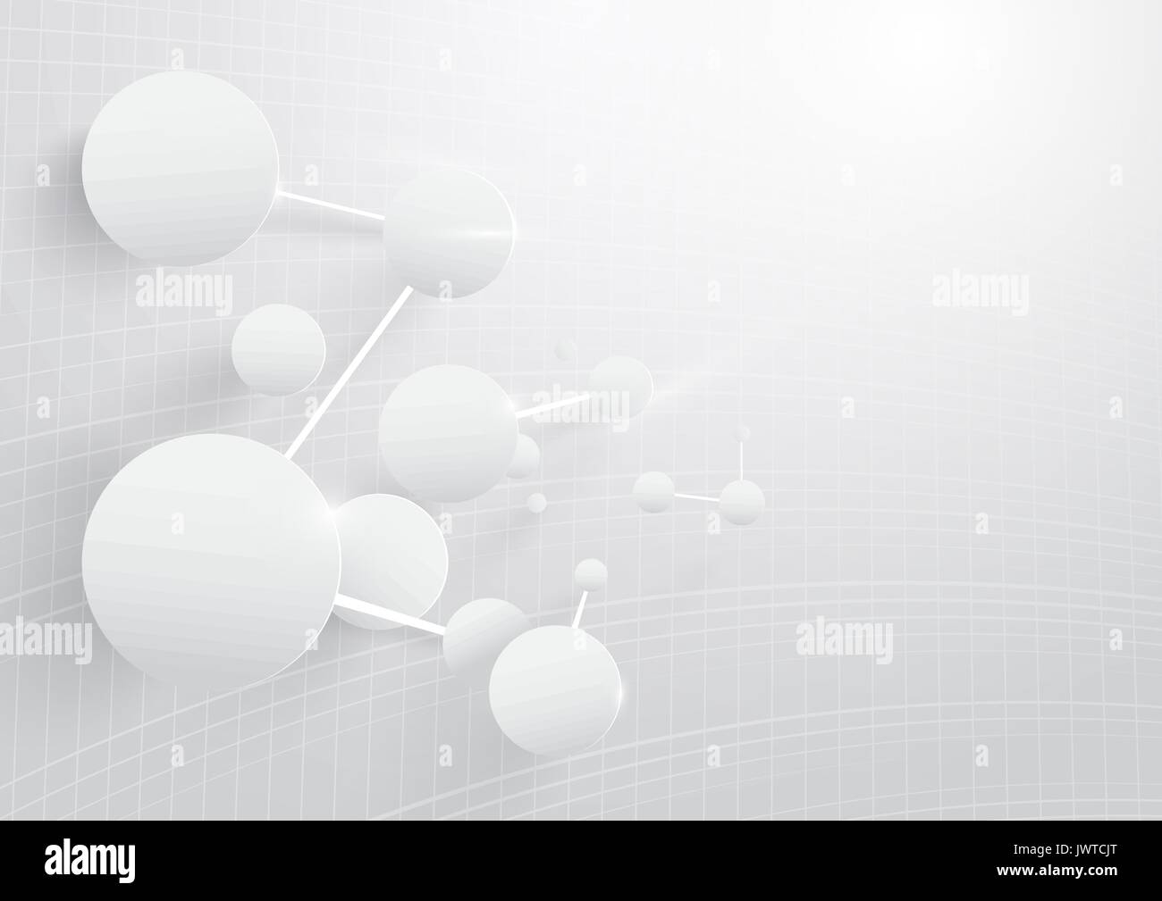Abstract DNA molecules structure in white tone background Stock Vector ...