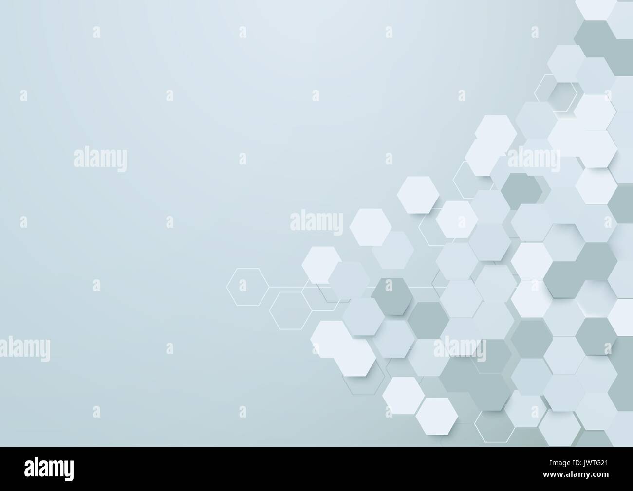 Abstract hexagons background with space for your text Stock Vector ...