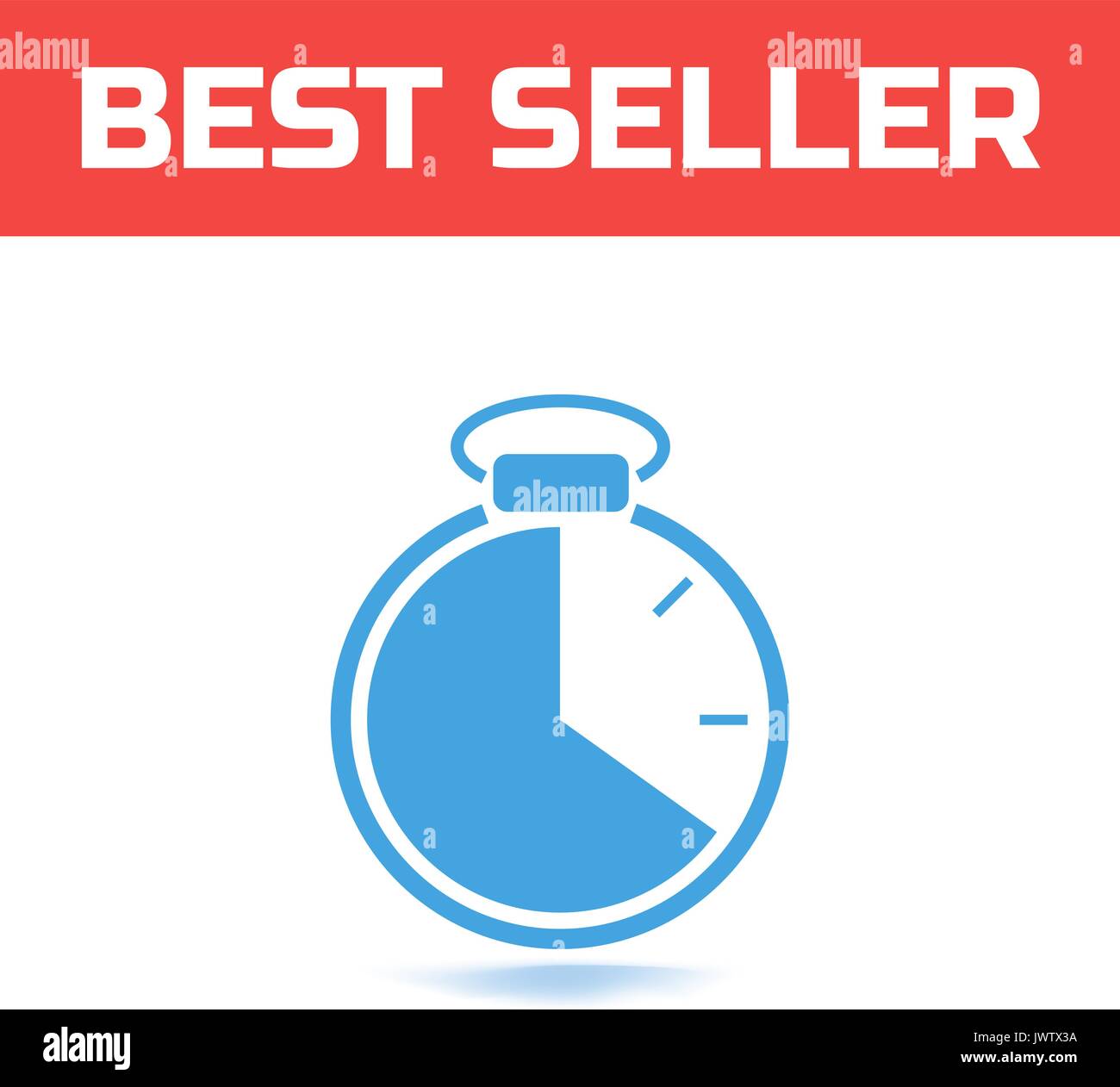 Stopwatch vector icon. The Symbol for your web site design or logo or ...