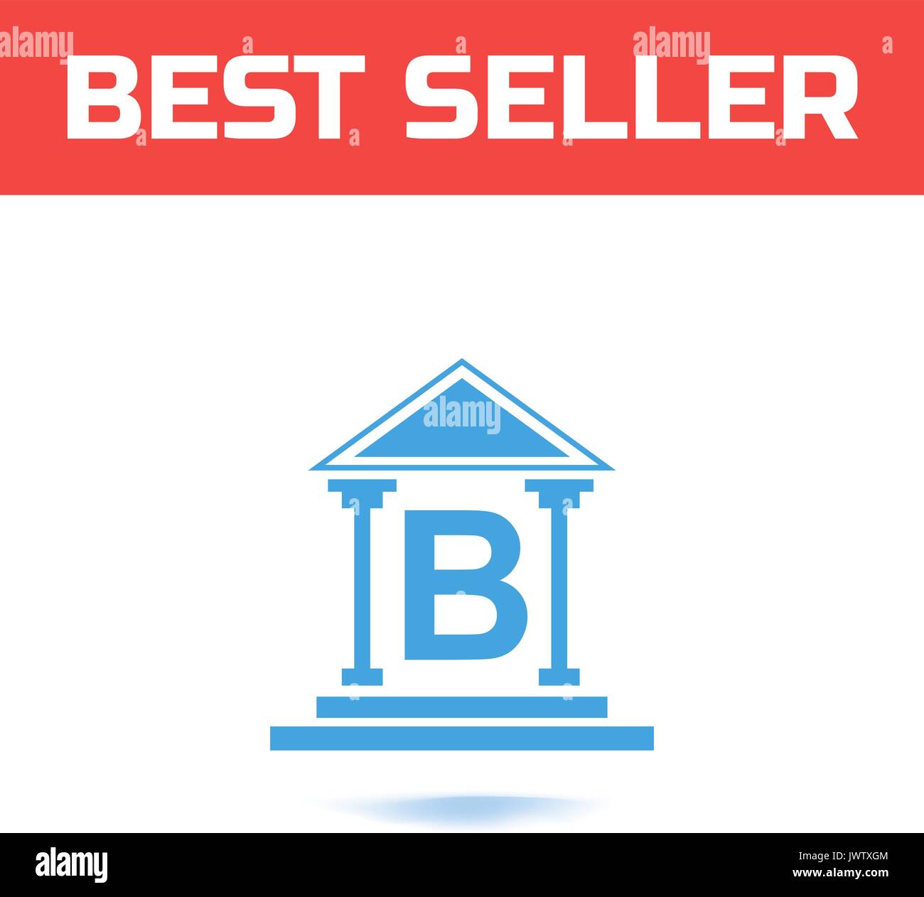 Bank icon. Vector illustration. The Symbol for your web site design or logo or user interface Stock Vector