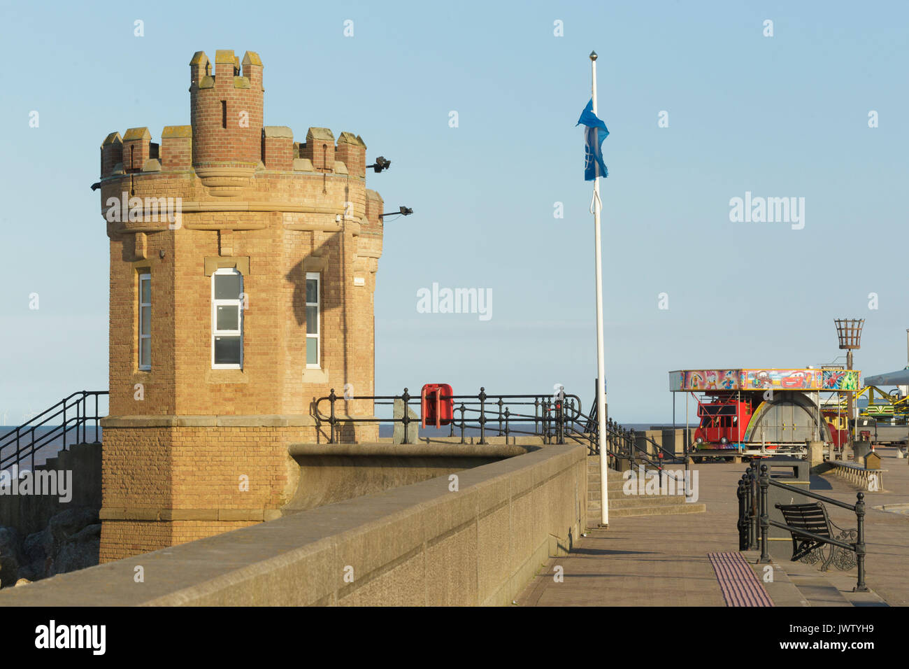 Withernsea promenade, East Yorkshire, England, August Stock Photo Alamy