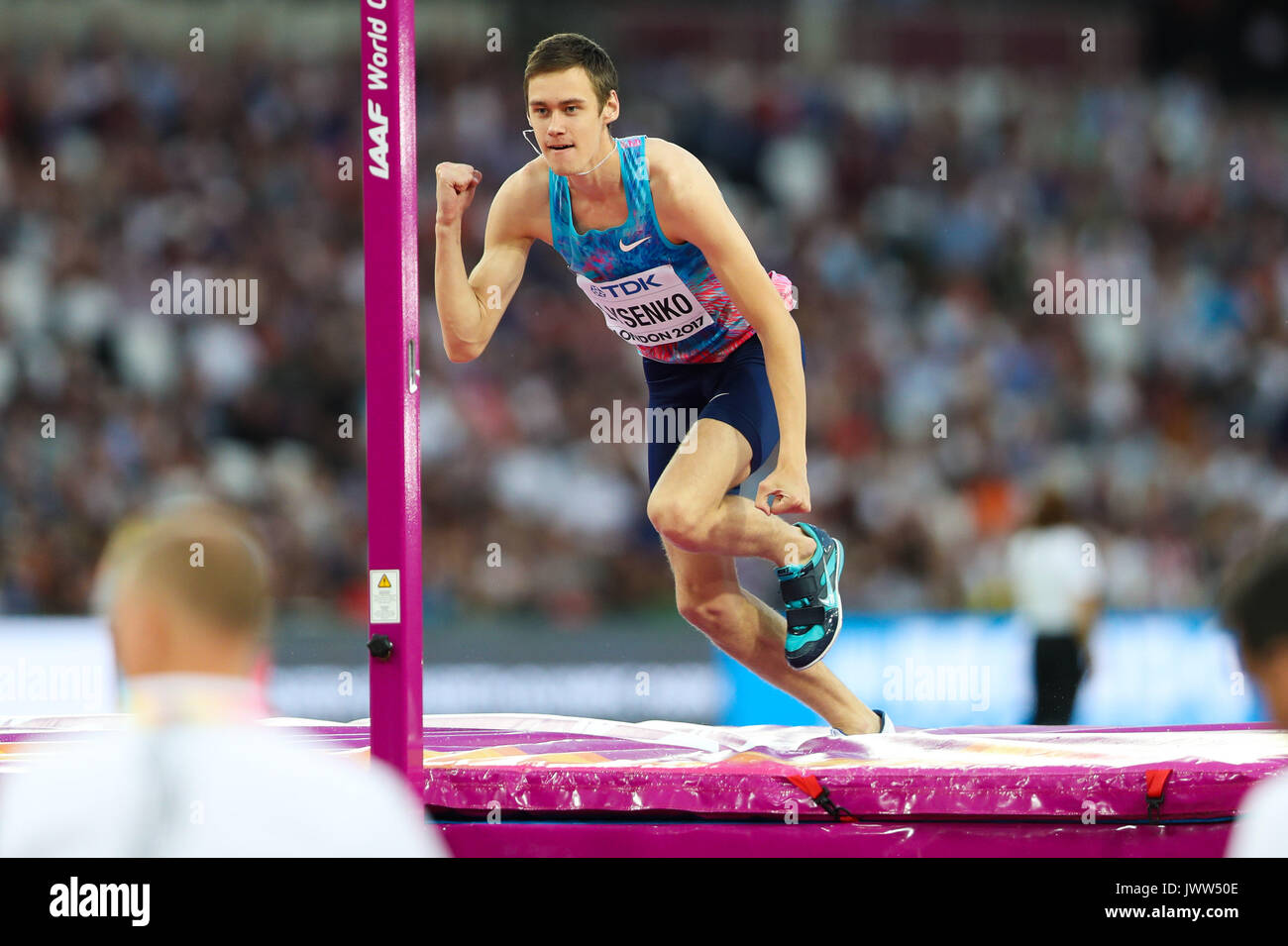 London, UK. 13th Aug, 2017. Danil Lysenko, Authorised Neutral Athlete