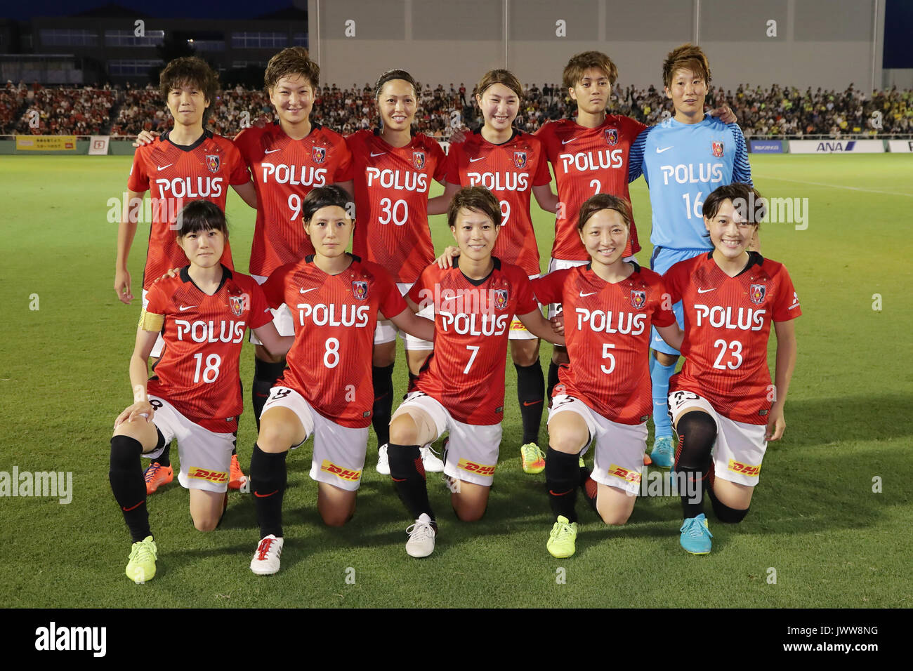 Urawa Reds Ladies team group lineup (Reds Ladies), AUGUST 12, 2017