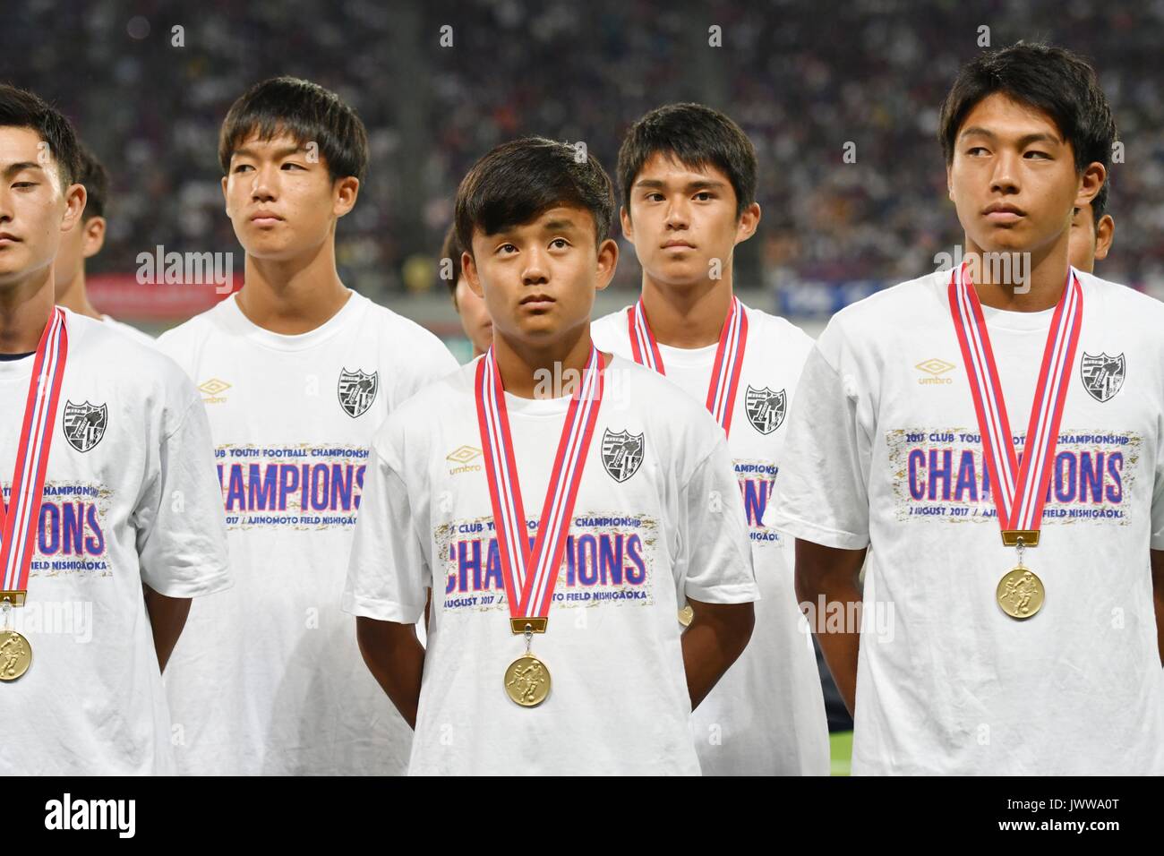 Tokyo, Japan. 13th Aug, 2017. Takefusa Kubo Football/Soccer Takefusa