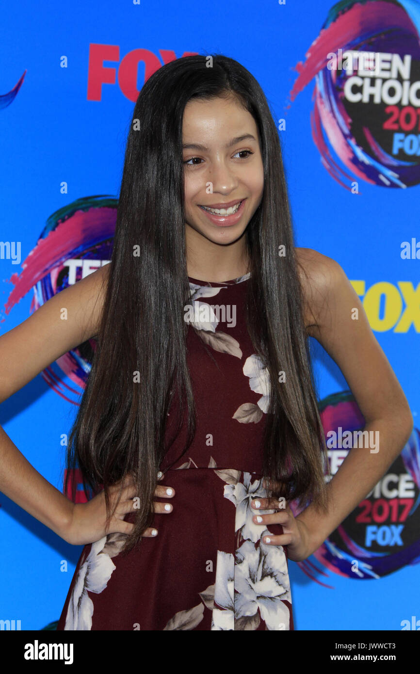 Los Angeles, CA, USA. 13th Aug, 2017. LOS ANGELES - AUG 13: Izabella Alvarez at the Teen Choice Awards 2017 at the Galen Center on August 13, 2017 in Los Angeles, CA Credit: Kay Blake/ZUMA Wire/Alamy Live News Stock Photo